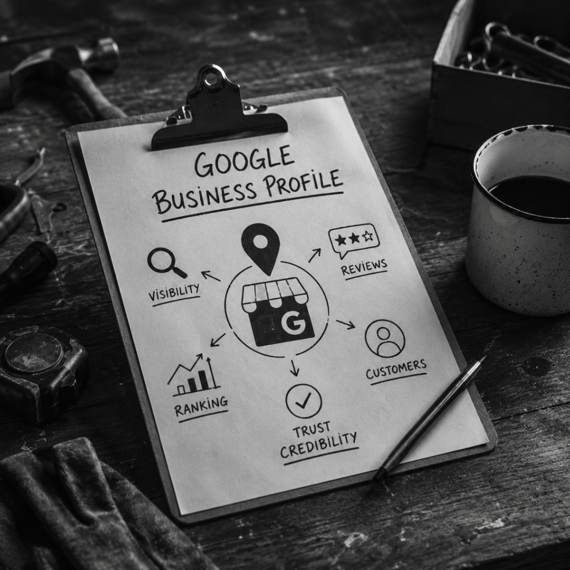 Google Business Profile planning worksheet for profile optimization services